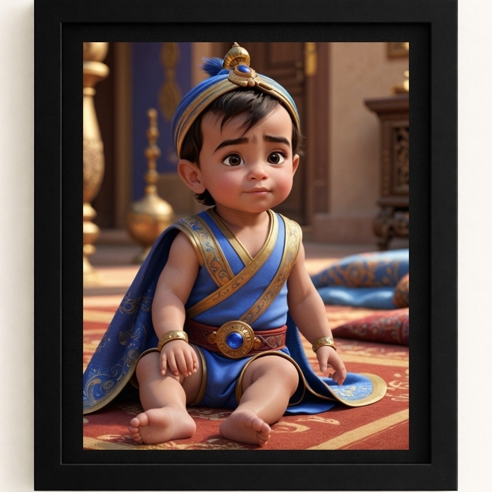 A.I. Aladdin Baby Art Print In A 8x10 Frame